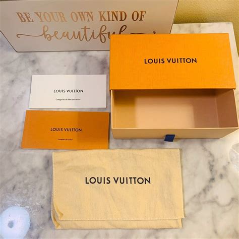 louis vuitton empty box.